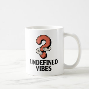 Taza De Café Vibraciones Indefinidas   Signo de Interrogación D