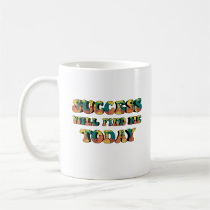 Taza De Café vibraciones motivacionales diciendo que la actitud