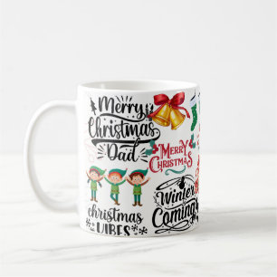 Taza de café vibraciones Navidades invierno