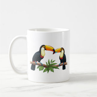 Taza De Café Vibrancia de la jungla: Toucans en armonía