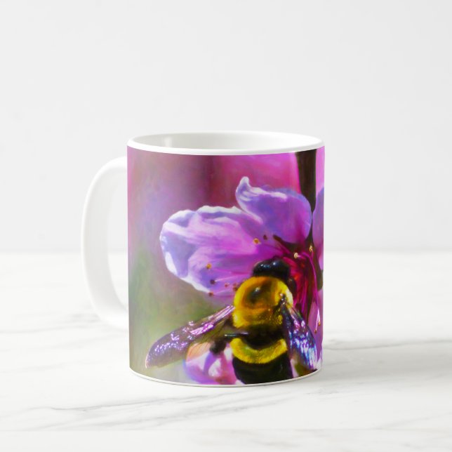 Taza De Café Vibrant Bee (Anverso izquierdo)