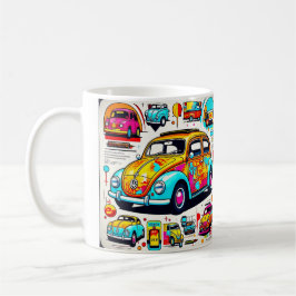 TAZA DE CAFÉ " VIBRANT BEETLE "