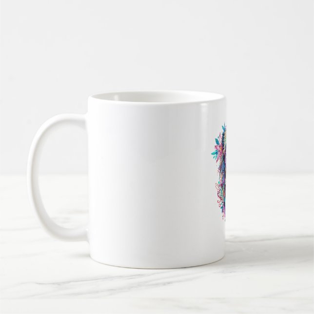 Taza De Café Vibrant Lion (Izquierda)