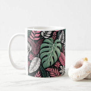 Taza De Café Vibrant Tropical Botanica