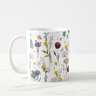 Taza De Café Vibrante Flor Silvestre