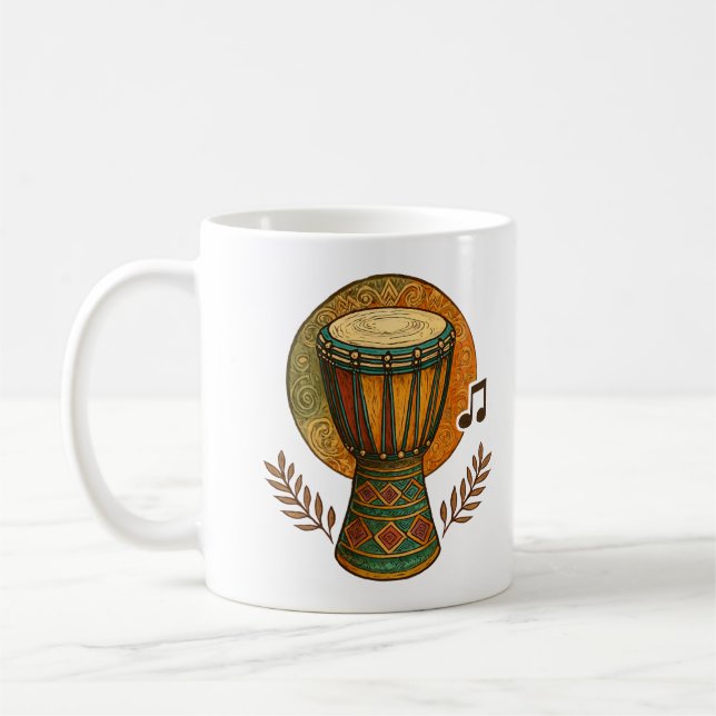 Taza De Café Vibrante ritmo tribal (Izquierda)