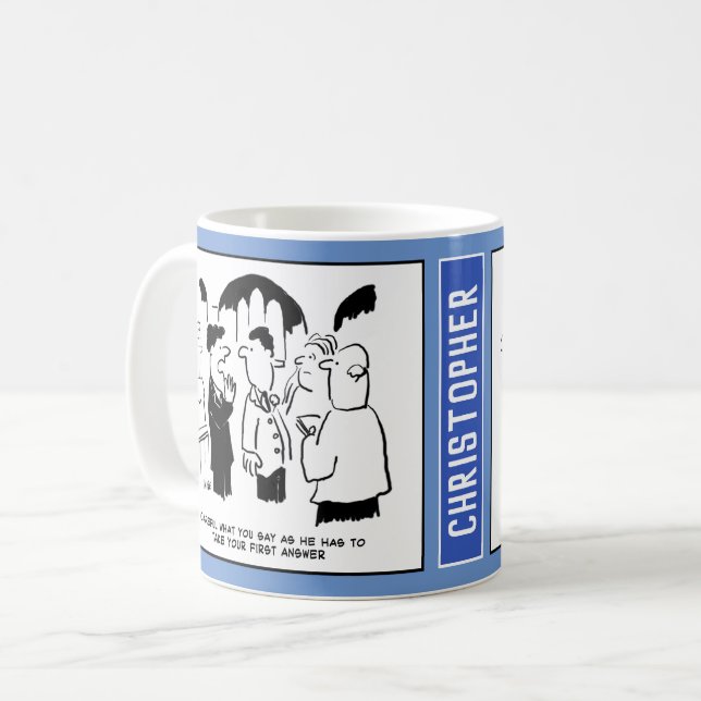 Taza De Café Vicar tiene que tomar la primera respuesta. (Anverso izquierdo)