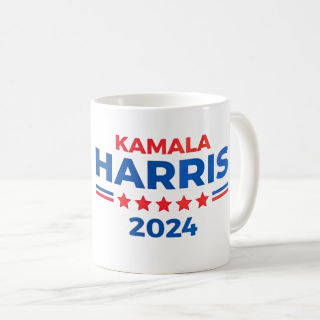 Taza De Café Vicepresidenta Kamala Harris para la presidencia d