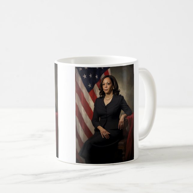 Taza De Café Vicepresidente Kamala Harris (Anverso derecho)