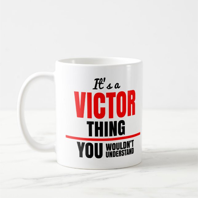 Taza De Café Víctor cosa que no entenderías nombre (Izquierda)