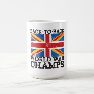 Taza De Café Victoria de la Guerra Mundial Británica