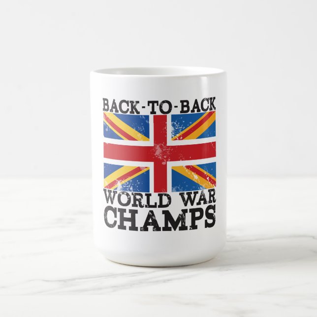 Taza De Café Victoria de la Guerra Mundial Británica (Centro)