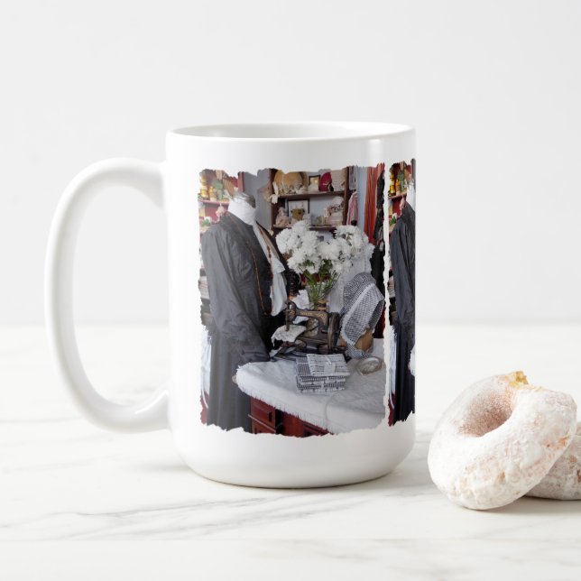 TAZA DE CAFÉ VICTORIA ENGLAND COFFEE MUG (Con donut)