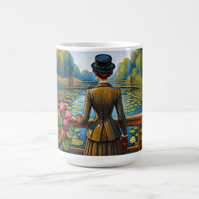 Taza De Café Victorian Lady by the Water (Centro)