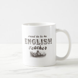 Taza De Café Victorian orgulloso del profesor de inglés