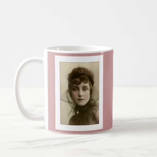 Taza De Café victoriana net high collar (Izquierda)