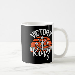 Taza De Café Victory King - Amante del boxeo Gimnasio Boxeador