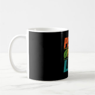 Taza De Café Vida alimentada por plantas estilo de vida vegano