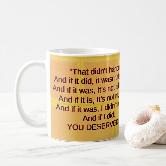 Taza De Café ¡Vida Con Narcisista! (Con donut)