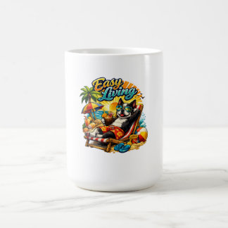 Taza De Café Vida de Boston Terrier Viviendo Fácil
