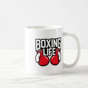 Taza De Café Vida De Boxeo Para Boxeadores Profesionales Amateu