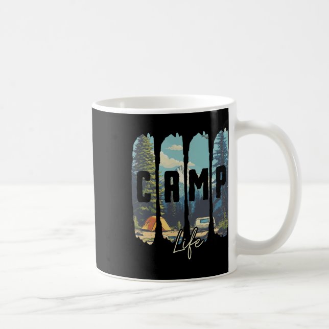 Taza De Café Vida de campamento (Derecha)