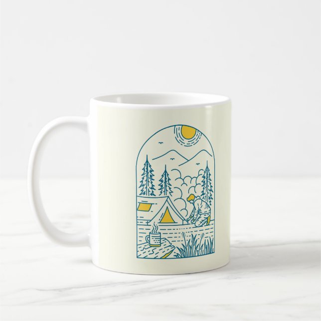 Taza De Café Vida de campamento 1 (Izquierda)