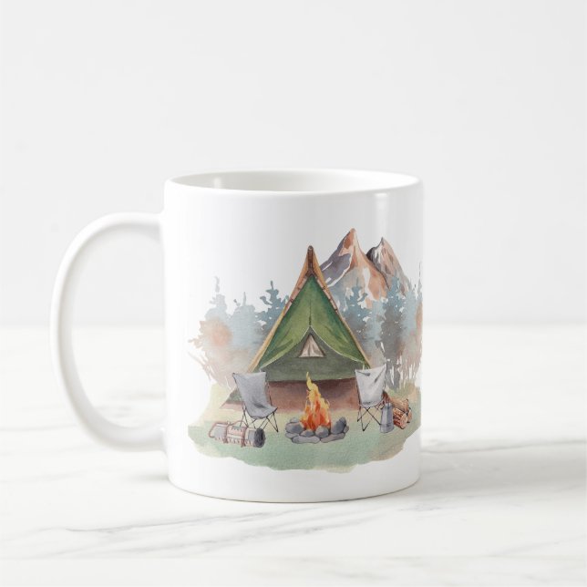 Taza De Café Vida de Camping (Izquierda)