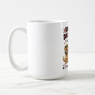 Taza De Café Vida de Madre Perro Rockeando Golden Retriever Ber