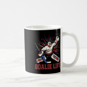 Taza De Café Vida de portero Hockey sobre hielo Portero de hock
