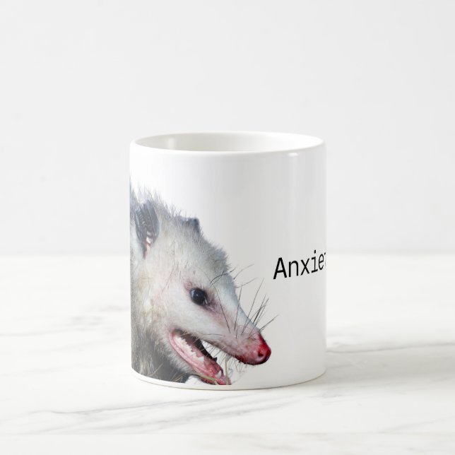 Taza De Café Vida de Possum - Ansiedad (Centro)