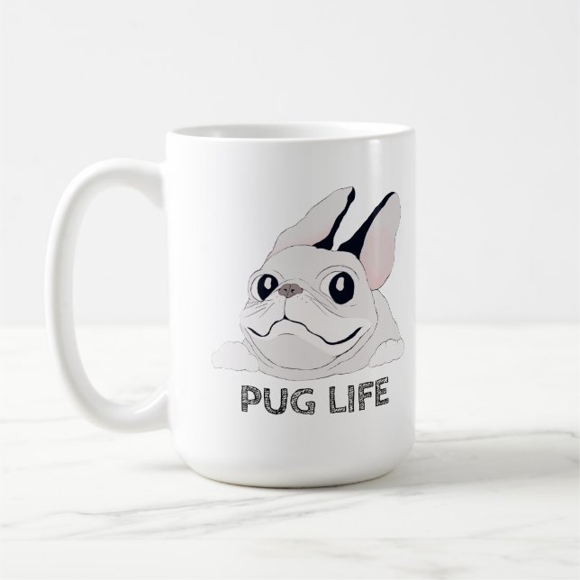 TAZA DE CAFÉ VIDA DE PUG (Izquierda)