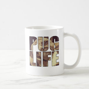 Taza De Café Vida de Pug