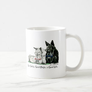 Taza De Café Vida de Terrier del escocés buena