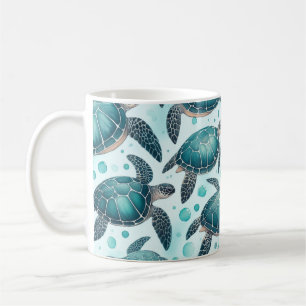 Taza De Café Vida de Tortugas Marinas