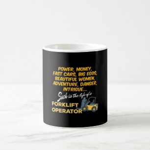 Taza De Café Vida de un operador de carretilla elevadora