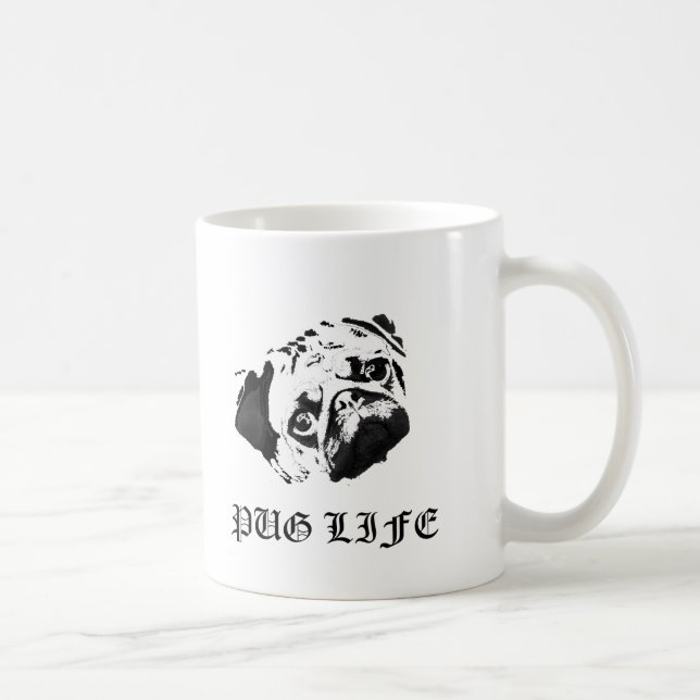 Taza De Café Vida del barro amasado (Derecha)