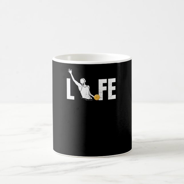 Taza De Café Vida del polo de agua| Regalo del Jugador de Polo  (Centro)