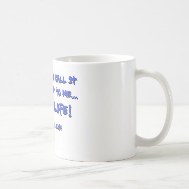 Taza De Café Vida del voleibol (Derecha)
