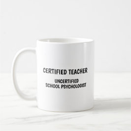 Taza De Café Vida Divertida de Maestro de Escuela