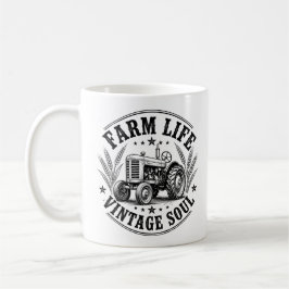 Taza De Café Vida en la Granja – Alma Vintage | Vida Rústica en