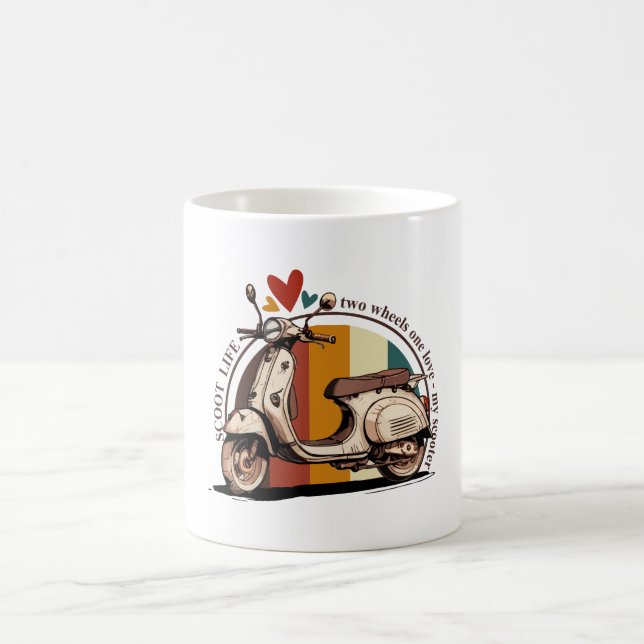 Taza De Café Vida en Scooter (Centro)
