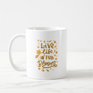 TAZA DE CAFÉ VIDA EN VIVO EN PLENO BLOQUE