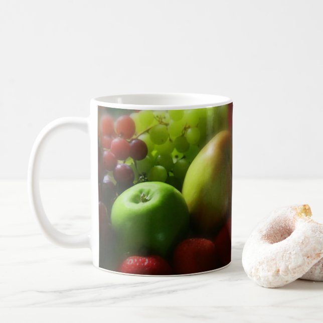 Taza De Café Vida residual de frutas (Con donut)