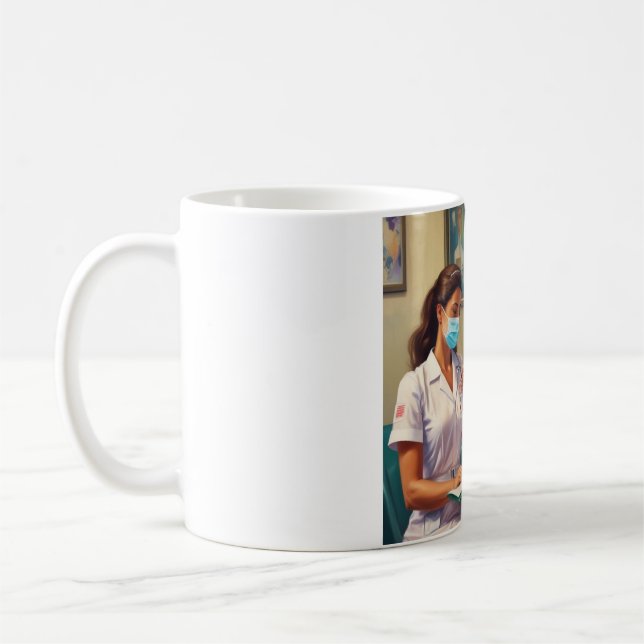 Taza De Café Vida sana: mantente sano todos los días (Izquierda)
