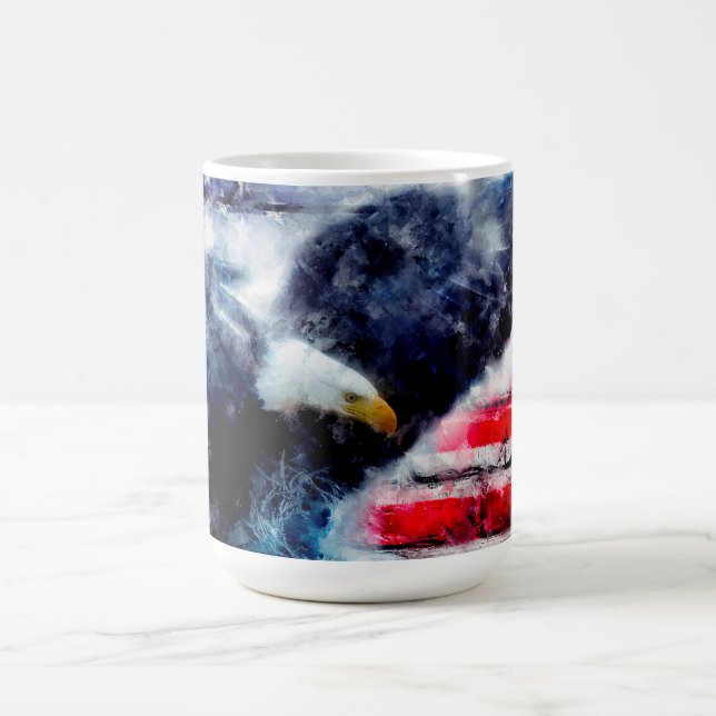 Taza De Café Vida silvestre patriótica (Centro)