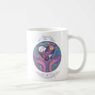 Taza De Café Vidas del remiendo que dan el círculo