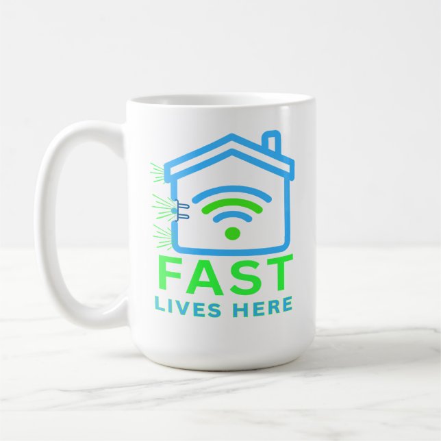 Taza De Café Vidas Rápidas Aquí (Izquierda)
