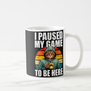 Taza De Café Video Divertido De Juegos Para Pc Jugador Pausé Mi