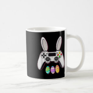 Taza De Café Video Game Bunny Eggs Controller Easter Day Gaming